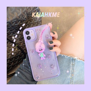 Bao & Ốp lưng ốp điện thoại Điện Thoại & Phụ Kiện ♘Homemade troll doll Epoxy soft shell for iphone11promax apple 11 mobile phone case iphonexs maxxr transparent silicone 8plus female iphonexse anti-drop 7