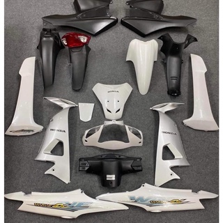 BỘ VỎ NHỰA XE MÁY WAVE A MÀU TRẮNG 2016