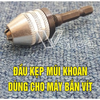 Đầu kẹp mũi khoan, dùng cho máy bắn vít
