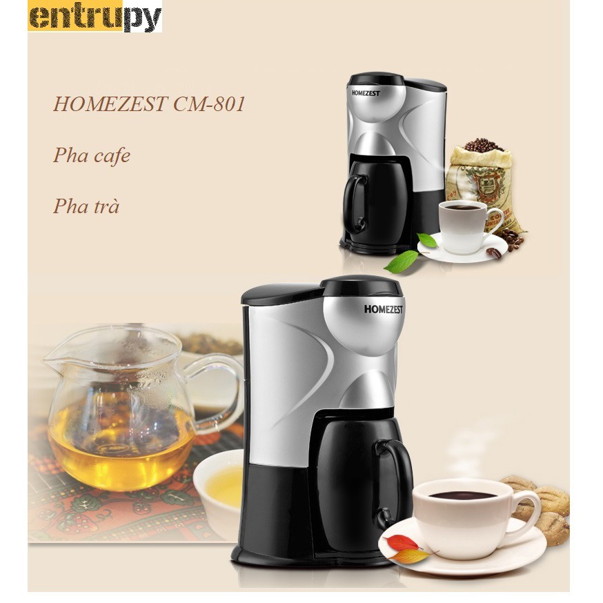 Máy Pha Cà Phê Máy Pha Cafe Coffe Homezest CM-801