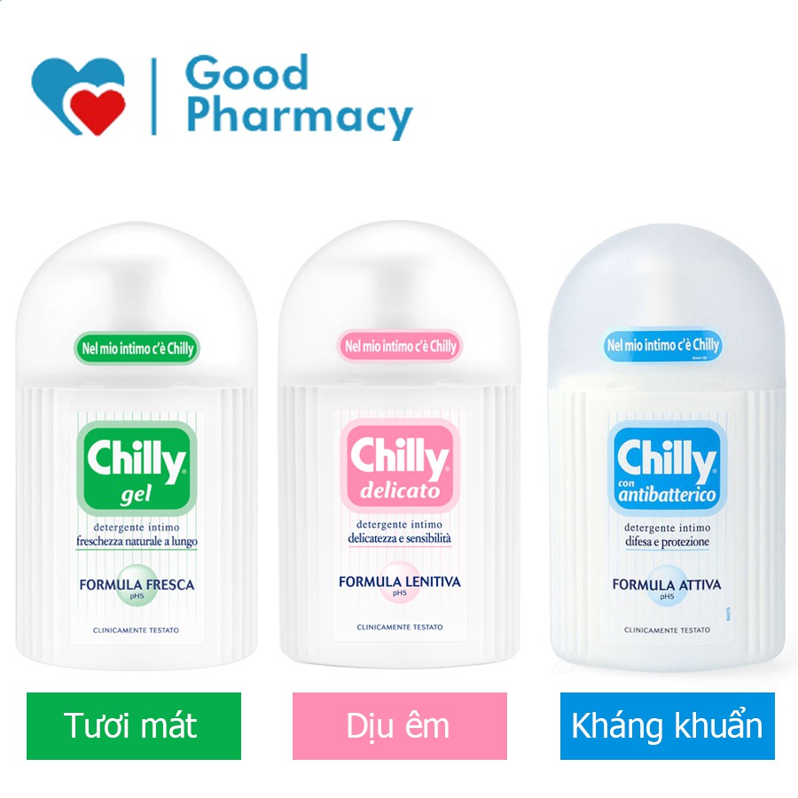 Dung dịch vệ sinh phụ nữ Chilly 200ml