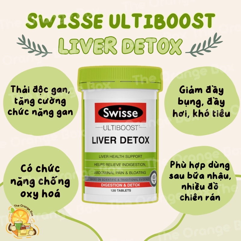THẢI ĐỘC GAN SWISSE ULTIBOOST LIVER DETOX