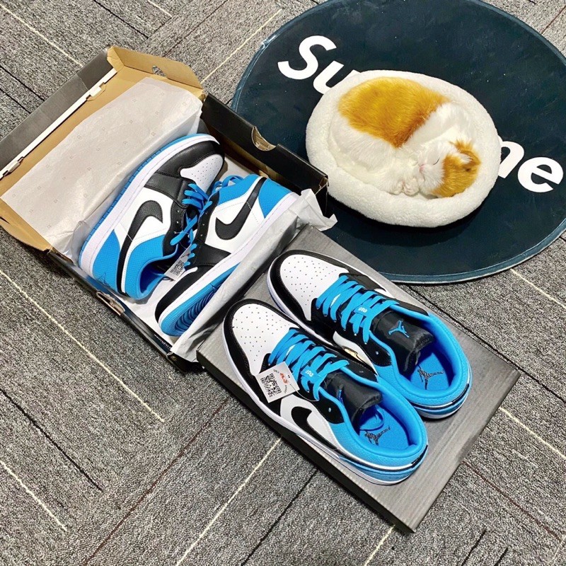 Giày jordan 1 low laser blue ( xanh) GIẢM GIÁ 20 % !!! .