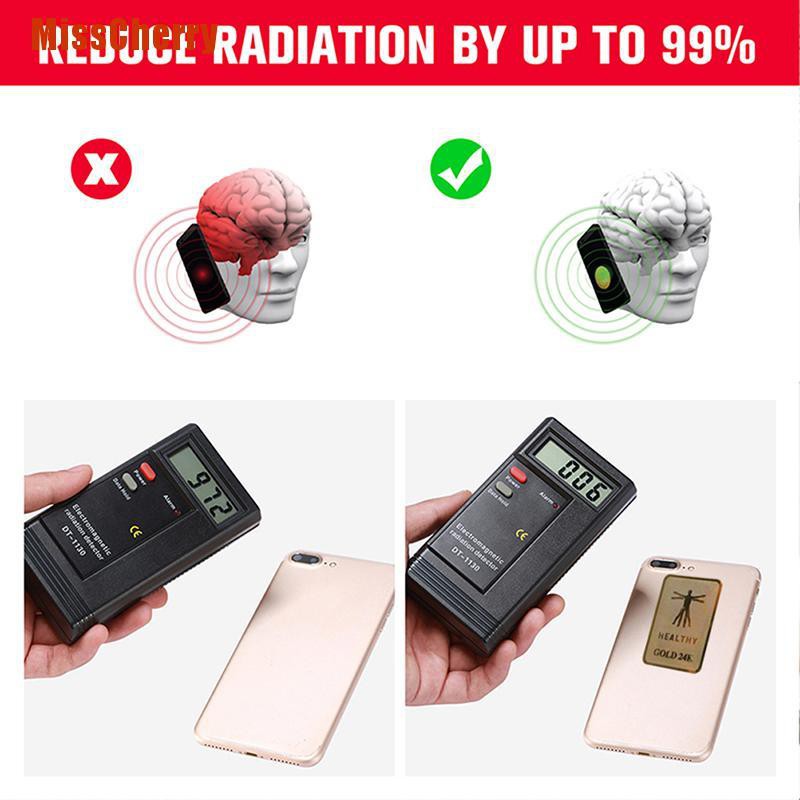 Miếng Dán Chống Bức Xạ 24k 1000 Ions 99.99 Cho Điện Thoại