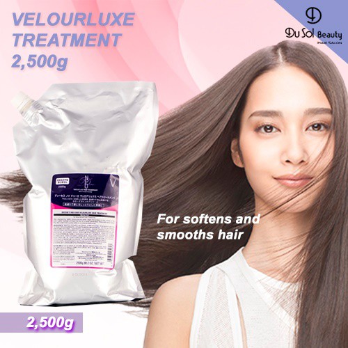 [Size to tiết kiệm 2500ml] Dầu xả MILBON DEESSE'S VELOURLUXE TREATMENT phục hồi tóc hư tổn, khô xơ, dành cho tóc mảnh