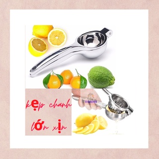 Dụng cụ kẹp vắt cam chanh inox - dụng cu pha chế