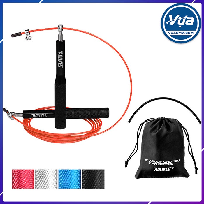 Dây Nhảy AOLIKES Jump Rope Tay Cầm Kim Loại Chính Hãng - MS2