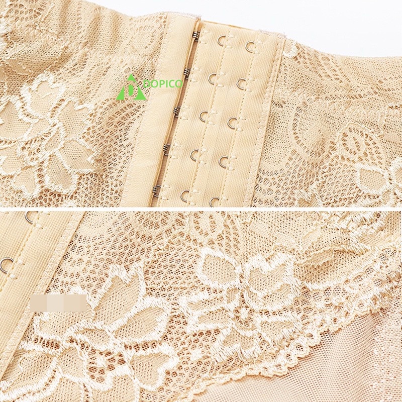 Quần gen nịt bụng sau sinh, đai nịt bụng giảm mỡ cạp cao móc cài định hình vòng eo DOPICO N668