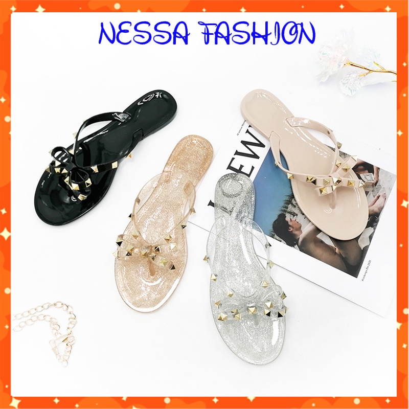 Dép Xỏ Ngón Nữ Giày Đế Bằng Dép Tông Đi Văn phòng, Chơi, Đi Biển,Trong Nhà, Khách Sạn Chống Trơn Trượt Mùa Hè Thời Trang
