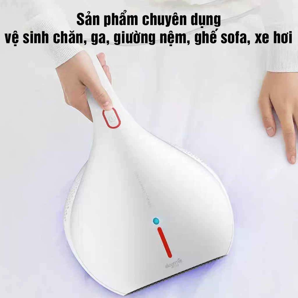 Máy hút bụi giường nêm chăn đêm CM800 hút bụi mịn diệt khuẩn tia UV-C bộ lọc HEPA