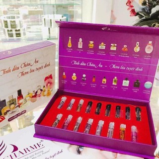Bộ test nước hoa charme 20 mùi 2019