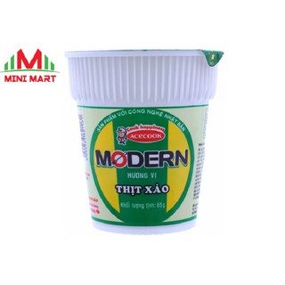 THÙNG 24 LY MÌ MODERN THỊT XÀO 65G