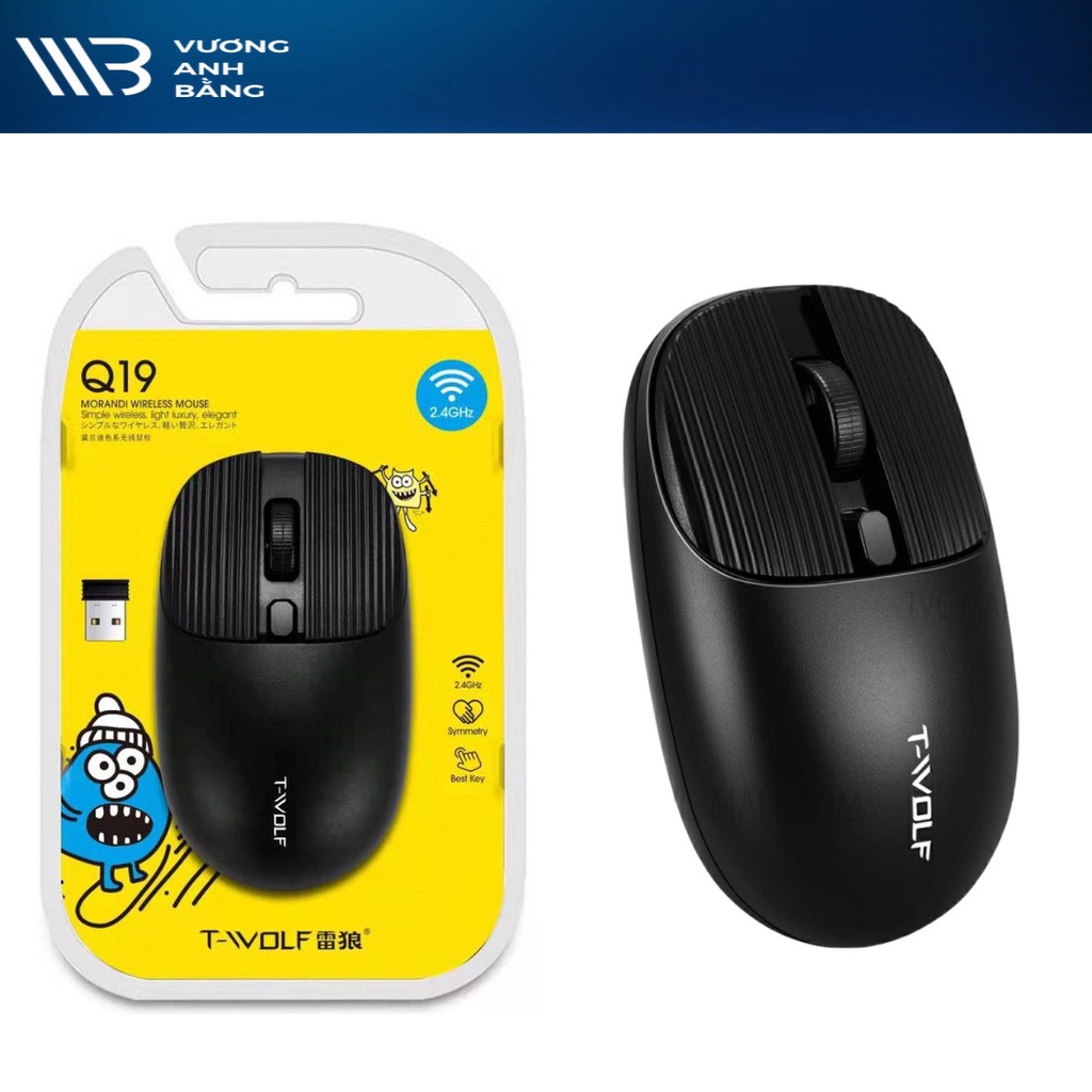 Chuột, Mouse máy tính không dây T-WOLF Q19