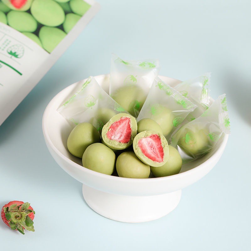 [Mã 267FMCGSALE giảm 8% đơn 500K] [SẴN] Socola bọc dâu tây 3 vị- túi 60g | BigBuy360 - bigbuy360.vn