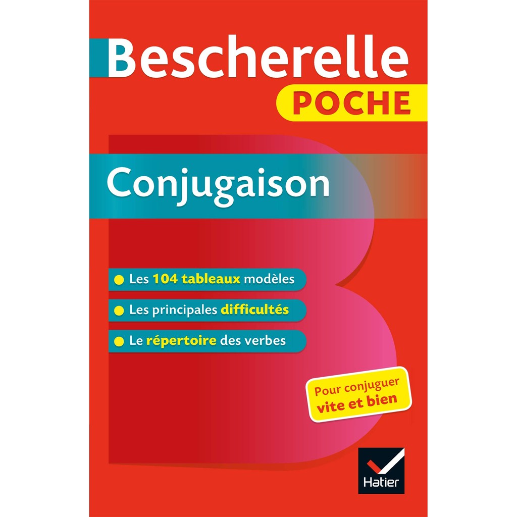 Sách tham khảo chia động từ tiếng Pháp: Bescherelle: La Conjugaison (2 phân loại bìa mềm, cứng)