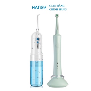 Combo máy tăm nước oral I water flosser Achepower và bàn chải điện đánh răng Here – Mega HANGY