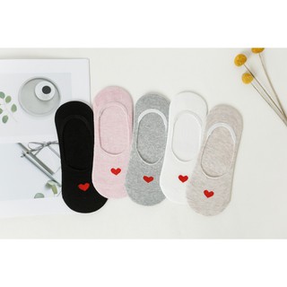 Combo 5 Đôi Vớ Nữ Bàn Hình Trái Tim