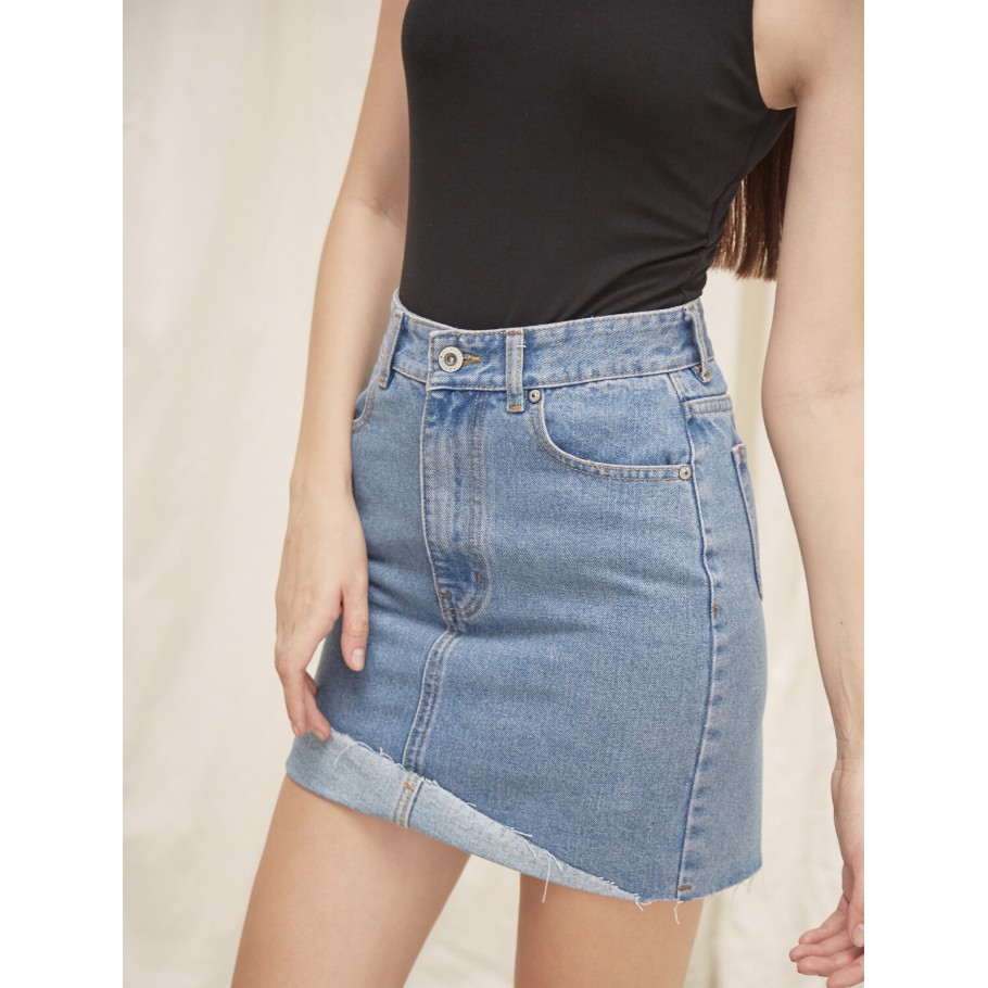 COCO SIN - Chân Váy Jean Vạt Xéo | BigBuy360 - bigbuy360.vn