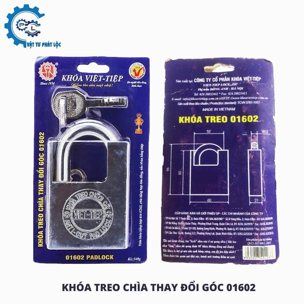 Ổ khóa Việt Tiệp 4P, 5P, 6P, chống cắt