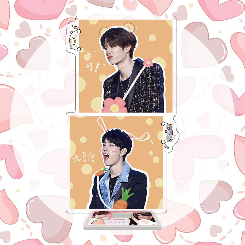 (V2) Mô hình mica Standee Bác quân nhất tiêu Trần Tình Lệnh Vương Nhất Bác Tiêu Chiến in hình idol trang trí M02