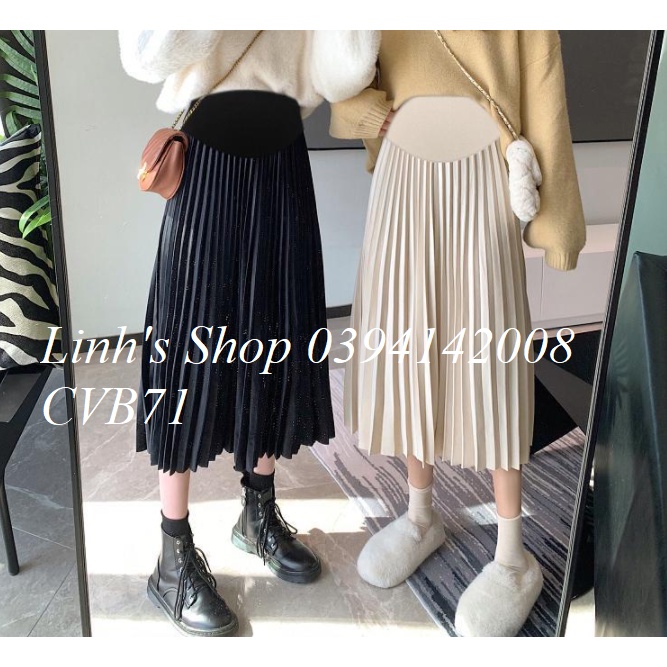 Chân Váy Bầu DIỆN LỄ TẾT CỰC XINH CVB71