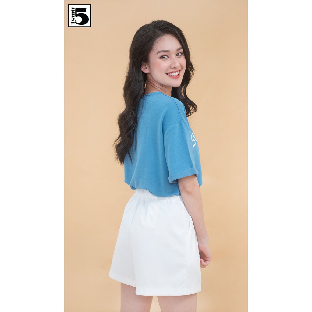 Quần shorts nữ ống rộng túi chéo Twentyfive 3709
