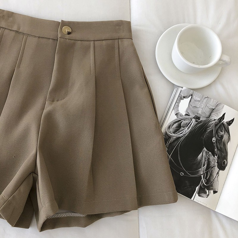 quần ống rộng Màu Trơn Phong Cách Hàn Quốc Thời Trang Mùa Hè Mới Cho Nữ 2021 | BigBuy360 - bigbuy360.vn