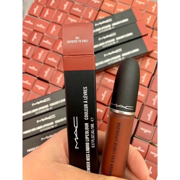 SON KEM MAC 991 DEVOTED TO CHILI MÀU ĐỎ ĐẤT