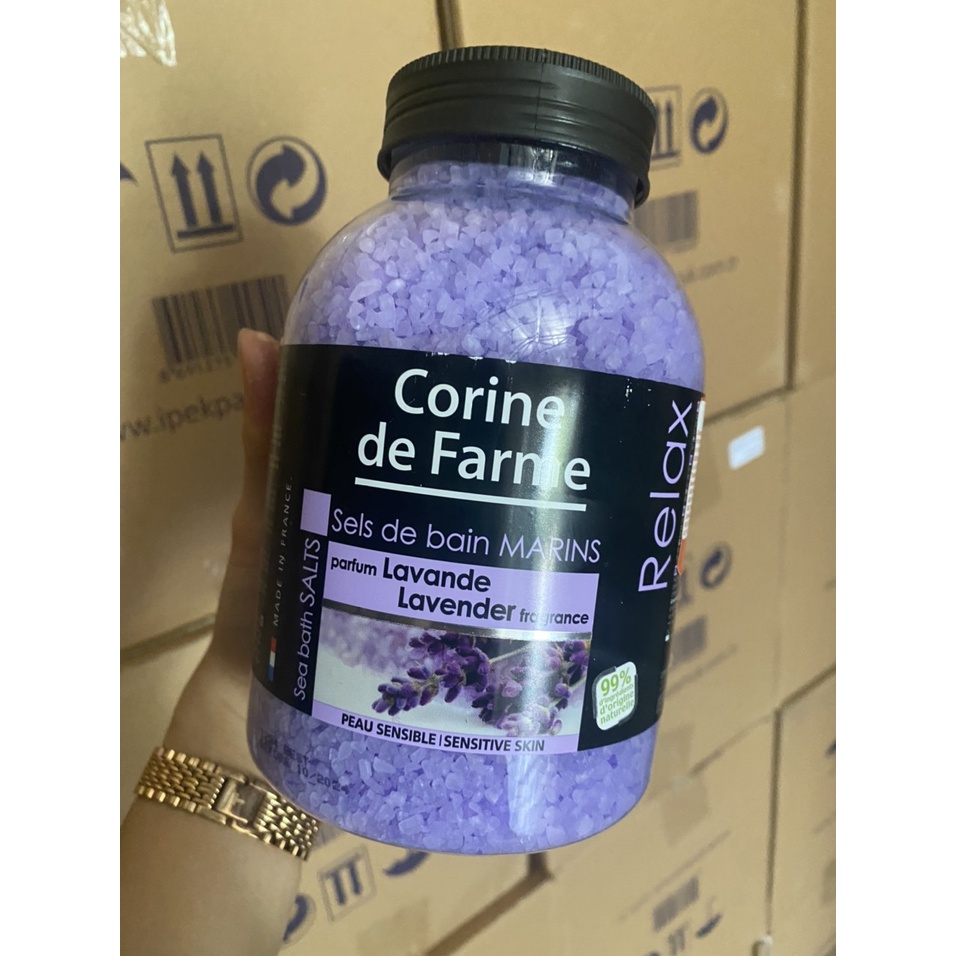 Muối tắm Corine de Farme - Hương oải hương 1.3Kg