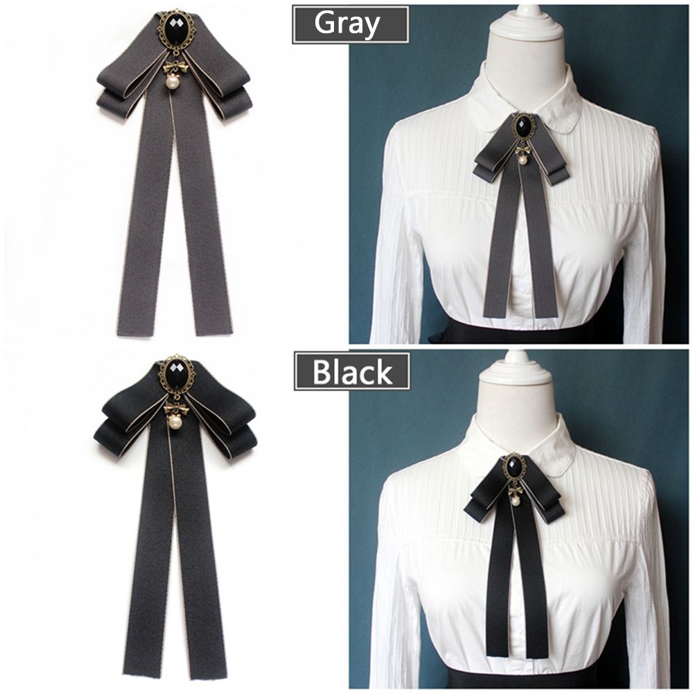 Ghim cài áo MKEB kiểu nơ tua rua nhiều màu sắc phong cách cổ điển cho nữ