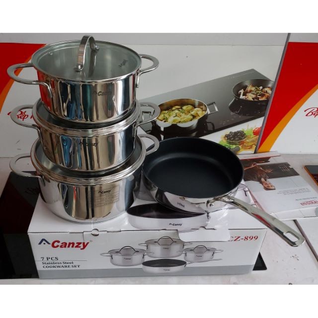 Bộ nồi inox cao cấp Canzy CZ 899