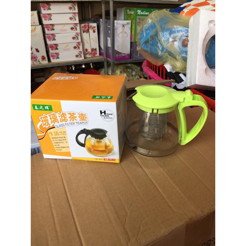 Bình lọc trà có lưới bên trong bền đẹp thể tích 700ml | BigBuy360 - bigbuy360.vn