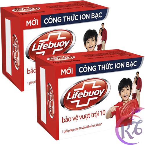 Combo 6 xà bông cục Lifebuoy 90g diệt khuẩn bảo vệ vượt trội 10  - xà phòng thanh