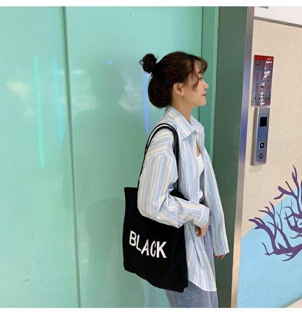 Áo Sơ Mi Dài Tay Kẻ Sọc Màu Xanh Trắng 39 D1574
