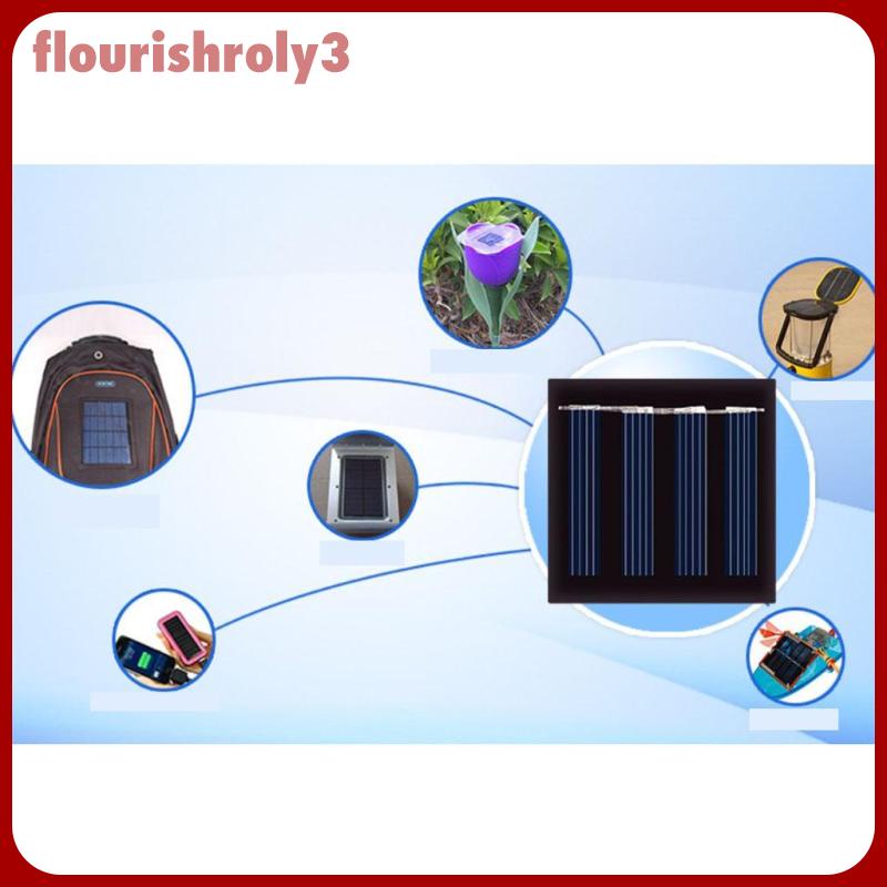Bộ 5 Tấm Pin Năng Lượng Mặt Trời Mini Bằng Silicon Polycrystalline 30x25mm 1V Tiện Dụng