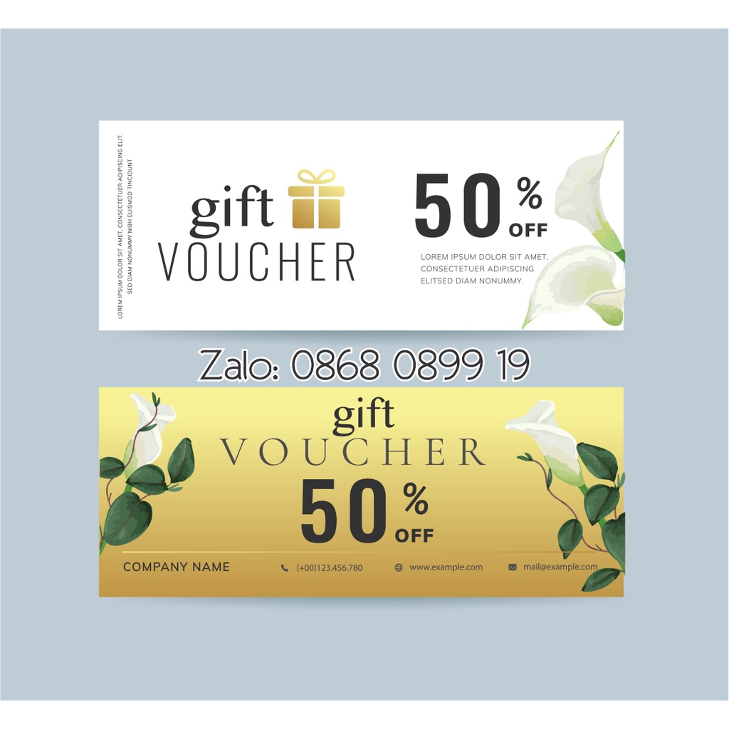 In Voucher theo yêu cầu giá rẻ, chất lượng cao