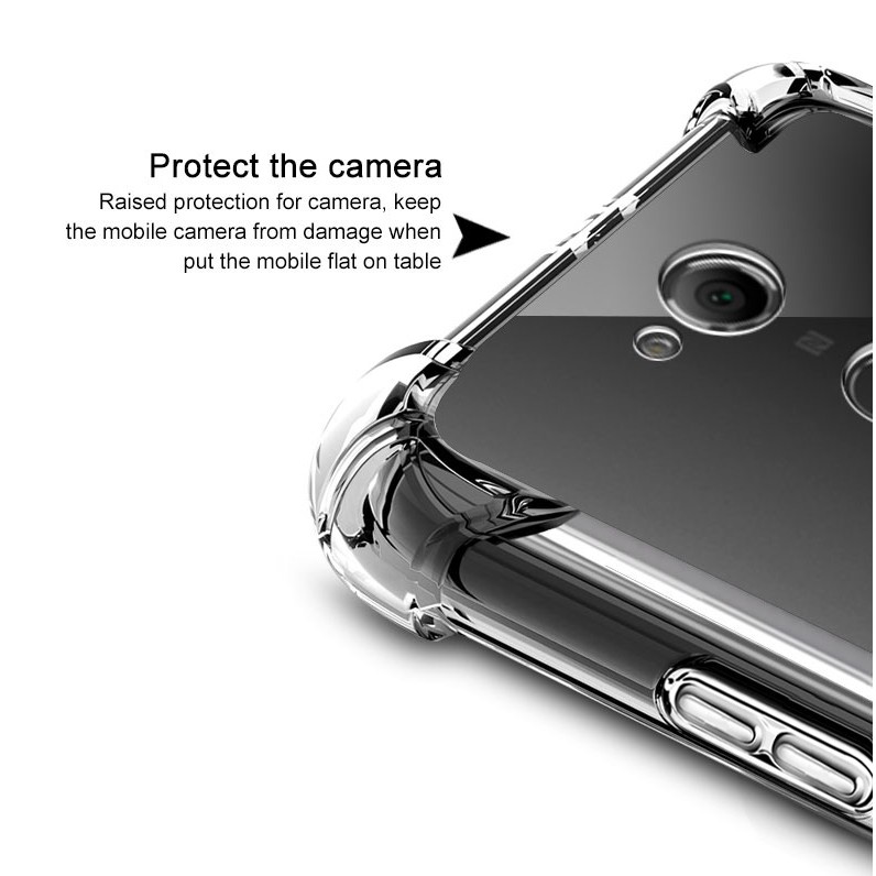 Ốp điện thoại trong suốt chống sốc cho Sony Xperia XA3 Ultra XA2 Plus L3 XZ3 XZ4 Compact