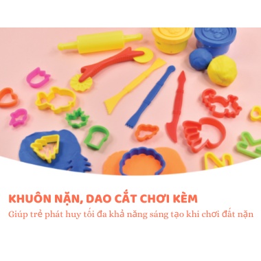 Bộ 6 khuôn nặn Nara, chủ đề sở thú + sách hướng dẫn