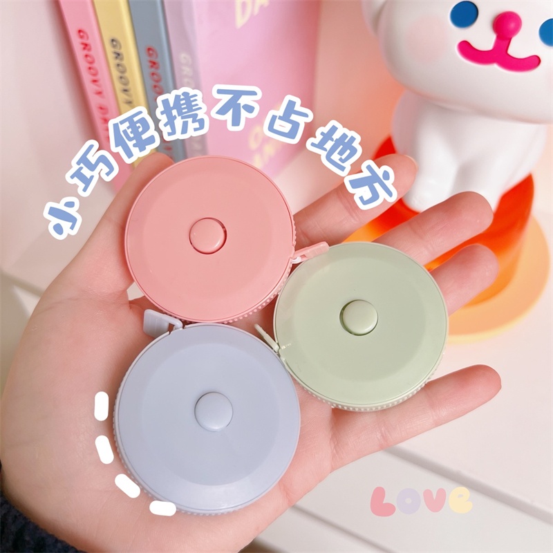 Thước dây mềm mini kiểu dáng đáng yêu dài 2m tiện dụng cho học sinh F957