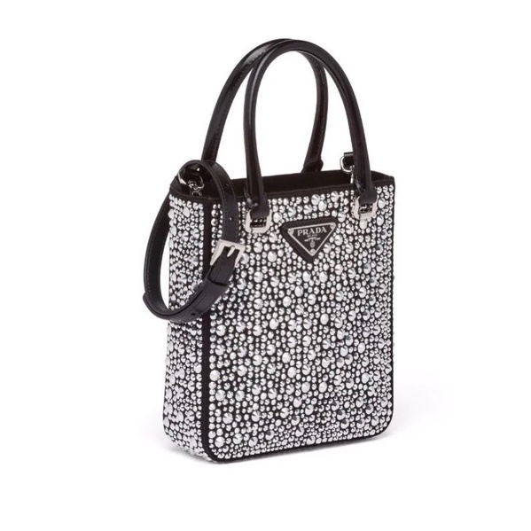 Túi Prada tote mini crystal FULL BOX