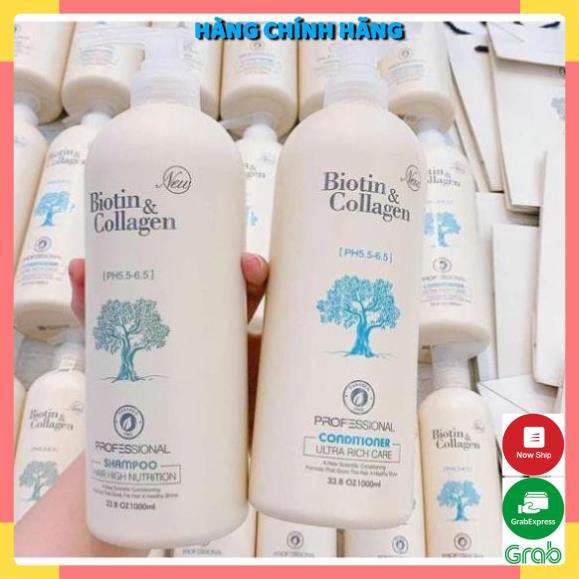  [MUA 1 TẶNG 1] Cặp 2 Dầu gội xả phục hồi và kích thích mọc tóc Biotin & Collagen | BigBuy360 - bigbuy360.vn