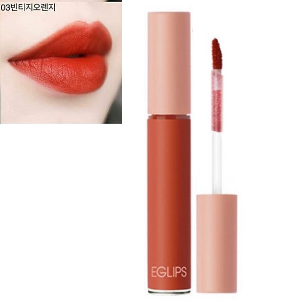 Son kem lì Eglips Velvet Fit Tint 4g (#03 Vintage Orange - Màu cam đất)