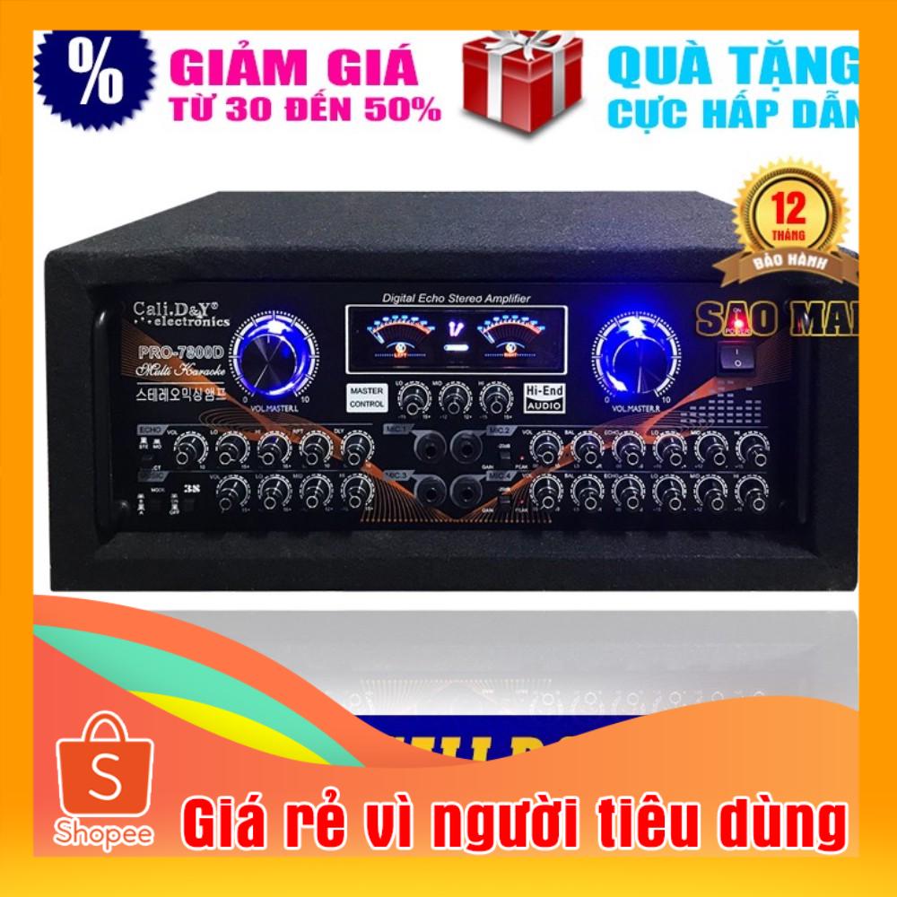 Ampli Sân Khấu Karaoke Hội Thảo Gia Đình Cali.D&Y PRO-7800D ( Tặng USB Bluetooth )