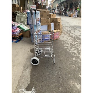 Xe đi chợ kèm giỏ siêu tiện