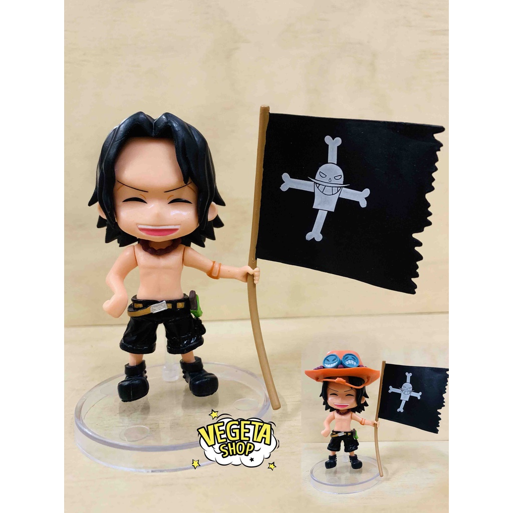 Mô hình One Piece - Ace hỏa quyền - Mẫu 3 nhân vật Ace - Cao 12cm - Bán lẻ