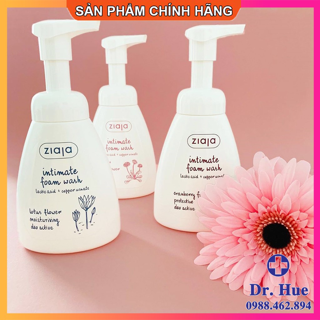 [CHÍNH HÃNG] Bọt Vệ Sinh Thảo Dược Siêu Dịu Nhẹ Ziaja Intimate Foam Wash 250ml - Ziaja dung dịch vệ sinh