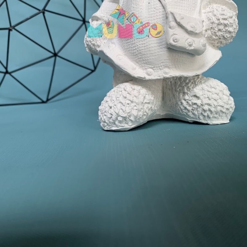 Tượng tô màu (có màu cọ) cao cấp hình GẤU, tượng thạch cao MUNDO