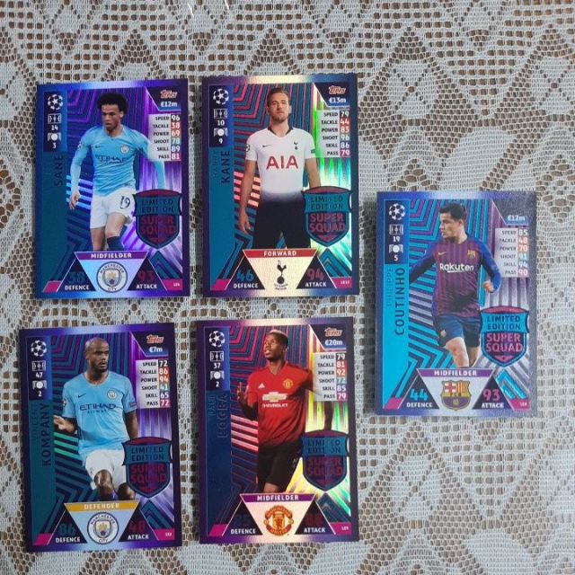 Thẻ Match Attax Champion League 18/19 Limited Edition