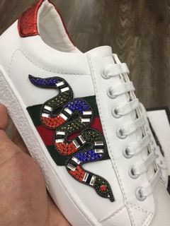 Giày Gucci Rắn Đính Đá Siêu Hot 2019
