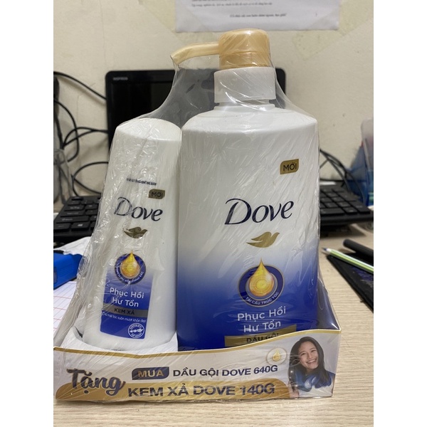 Combo Cặp dầu gội xả Dove Thái Lan 450ml